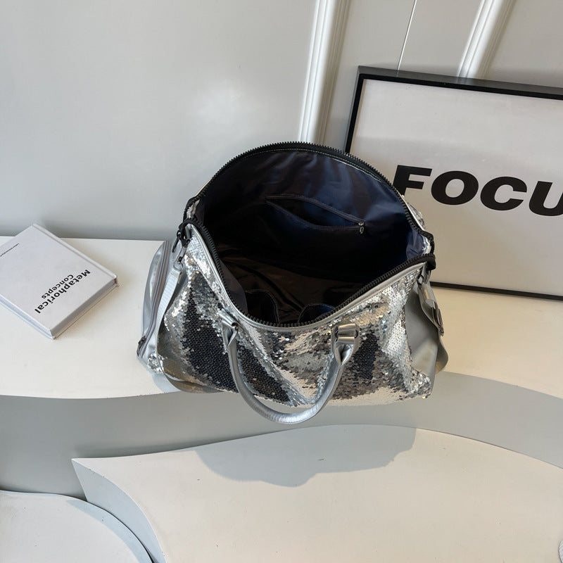 Sequined Travel Workout Fashion Shoulder Bag