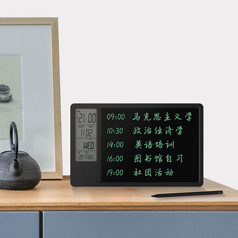 LCD Writing Board With Time Children's Gifts