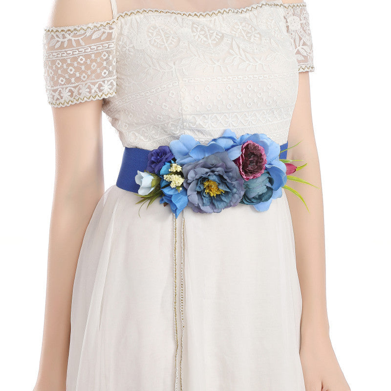 Bridal Dress Fashion Elastic Belt Accessories