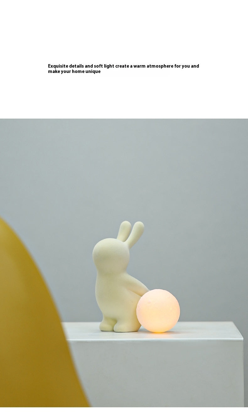 Children's Birthday Gifts Rabbit Decoration Small Night Lamp