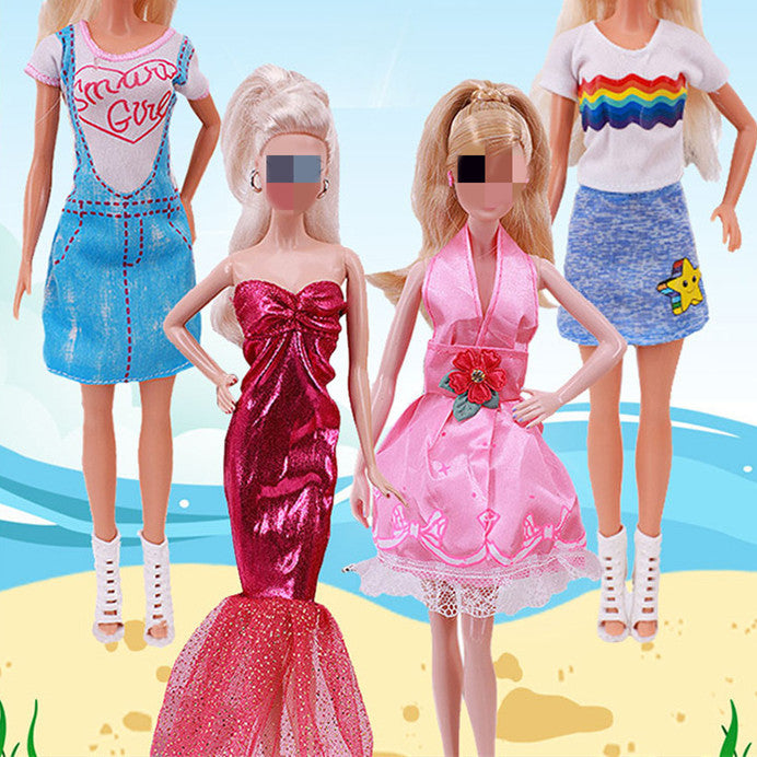 30cm Doll Makeover Clothes Fashion Toys
