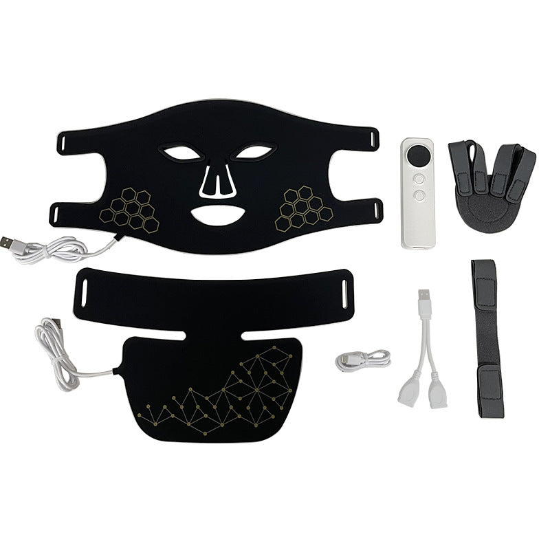 Neck Beauty Instrument Fade Neck Pattern Infrared Light Neck Massager Beauty