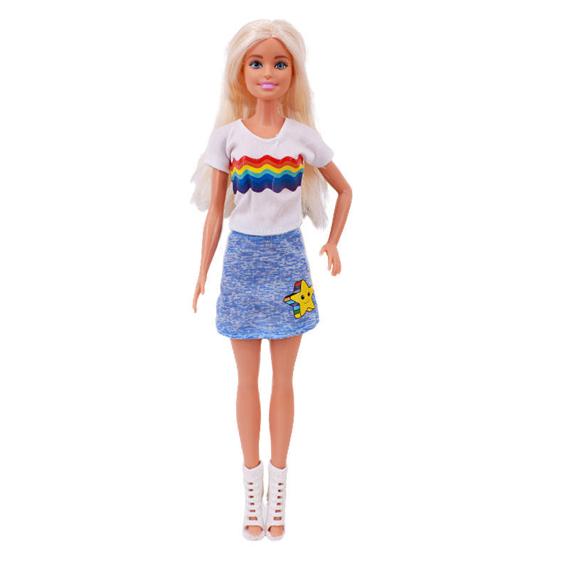 30cm Doll Makeover Clothes Fashion Toys