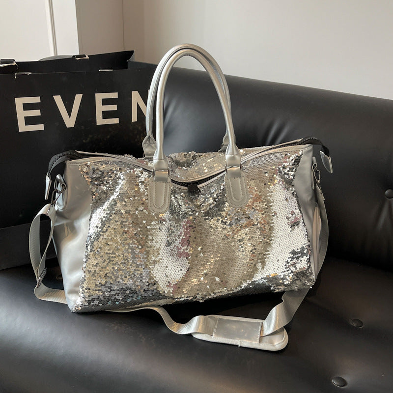 Sequined Travel Workout Fashion Shoulder Bag