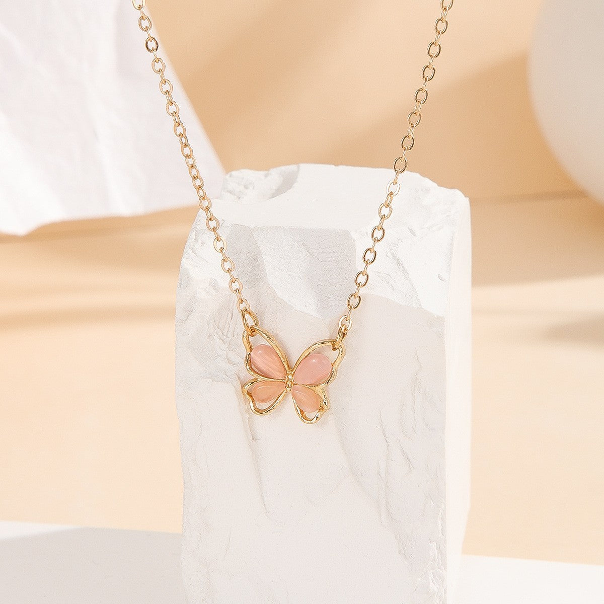 Fashion Multicolor Butterfly Pendant Accessories Necklace
