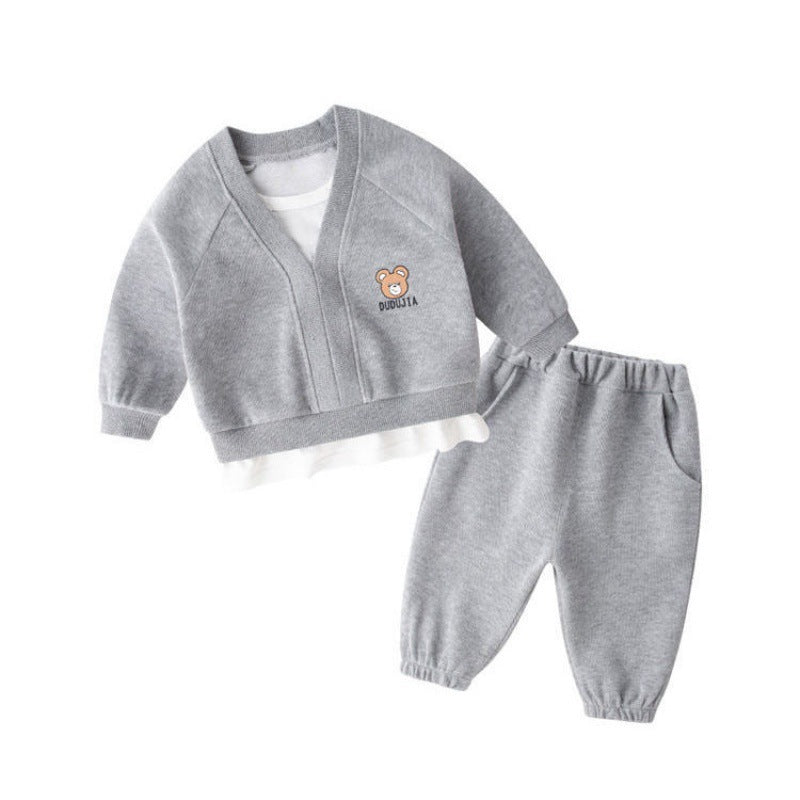 Fashion Leisure Sports Children's Clothes Suit