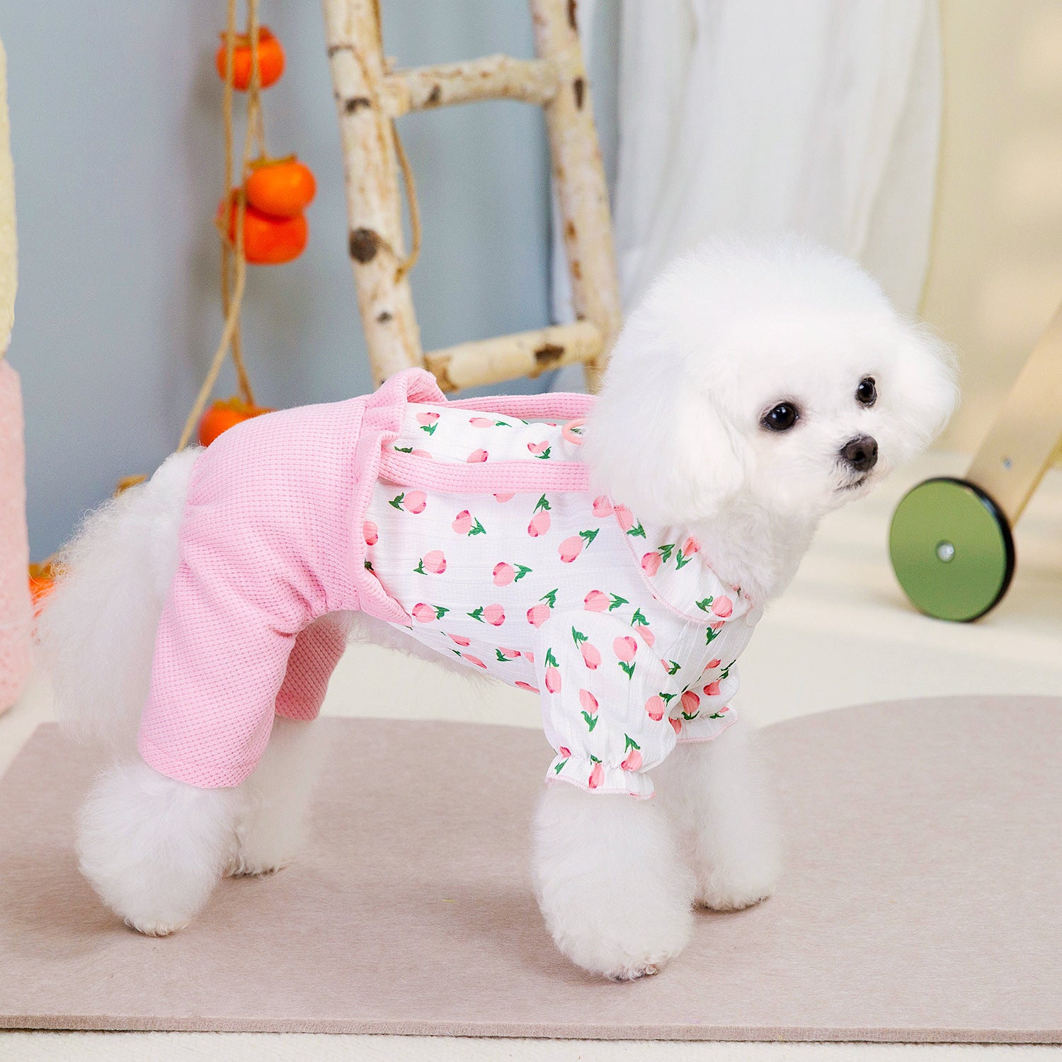 Fashion Personalized Floral Dog Clothes