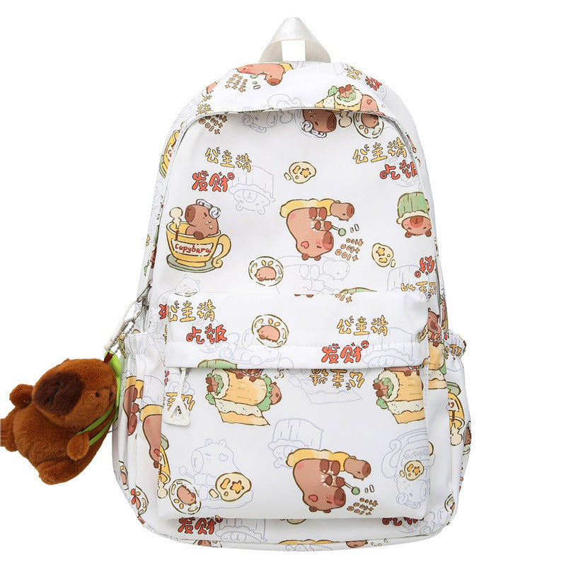 Fashion Personality Capabala Girlish Schoolbag