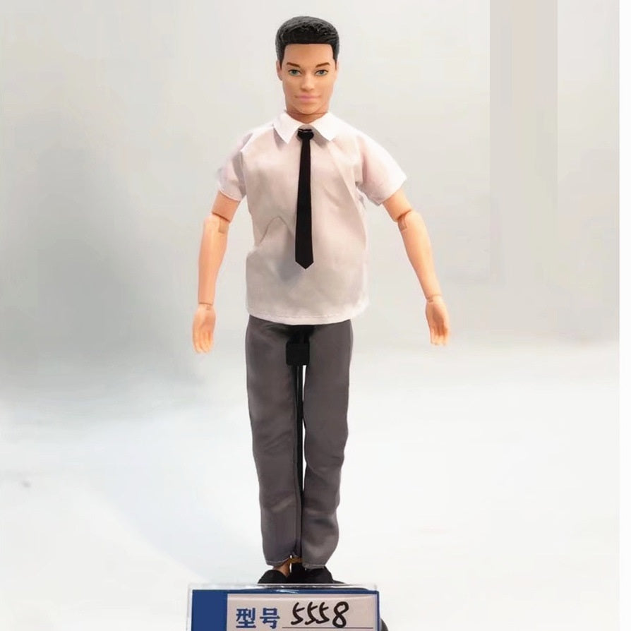 6 Points Boy Toy Doll Clothes 30cm Doll Clothes Doll Clothes Clothing Fashion Fur Wool Coat Shawl