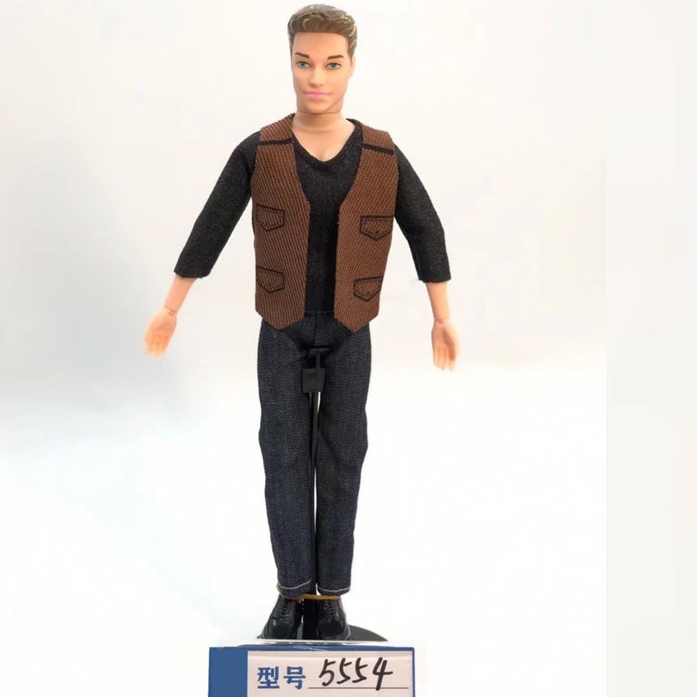 6 Points Boy Toy Doll Clothes 30cm Doll Clothes Doll Clothes Clothing Fashion Fur Wool Coat Shawl