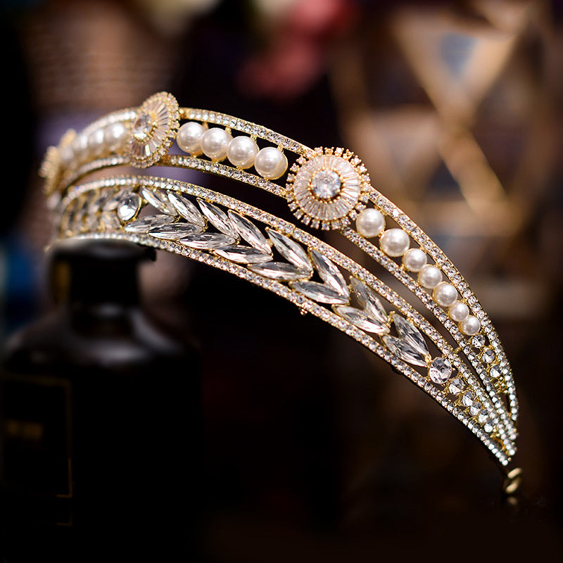 Women's Fashion Rhinestone Crown Hair Accessories