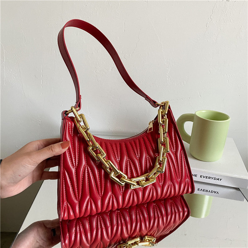 Fashion Acrylic Chain Underarm Bag