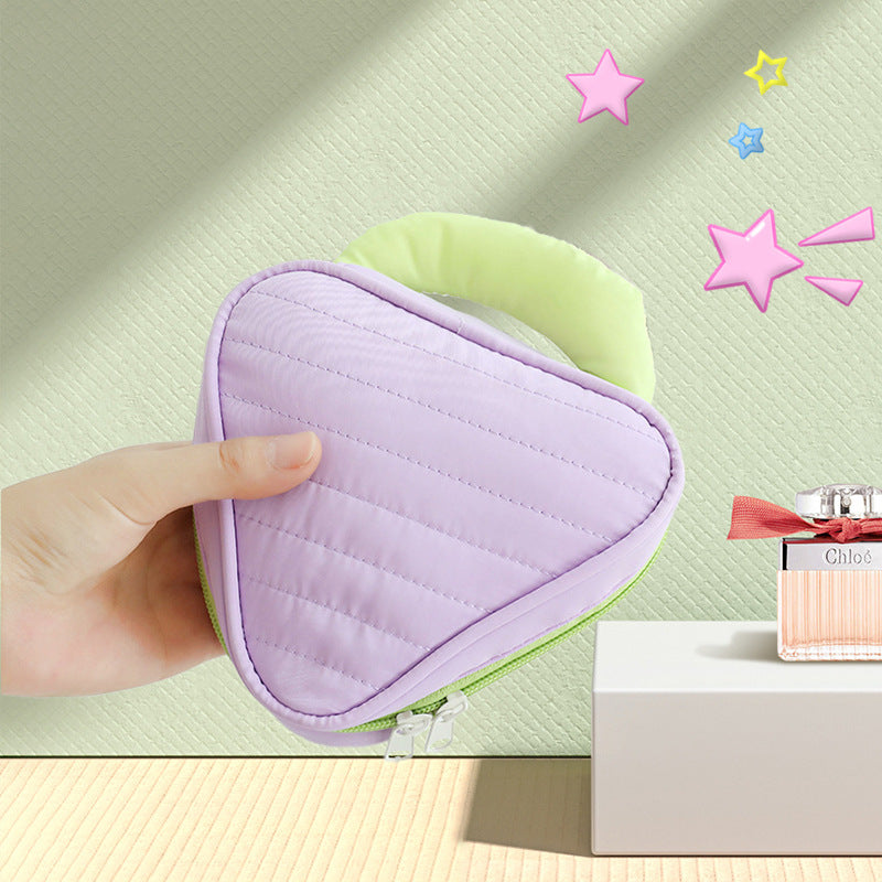 Women's New Fashion Triangle Makeup Bag