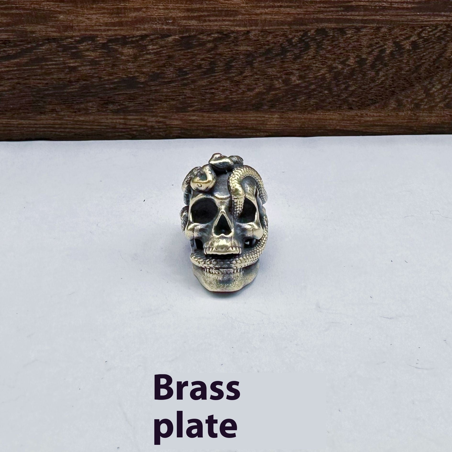 Fashion Double Snake Skull Pendant Accessories