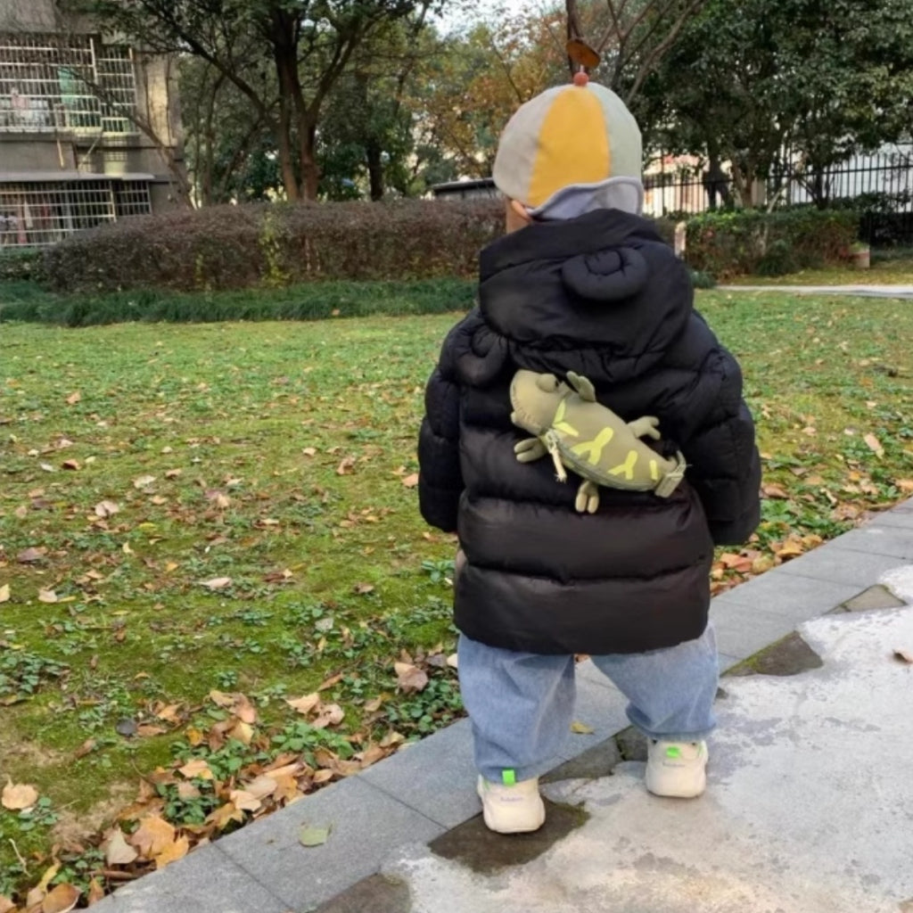 Cartoon Cute Green Lizard Bag Chameleon Children's Bags