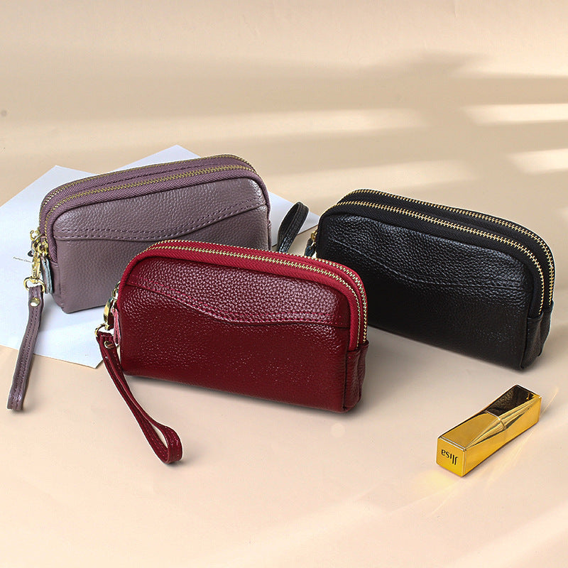 Women's Fashion Simple Leather Long Wallet