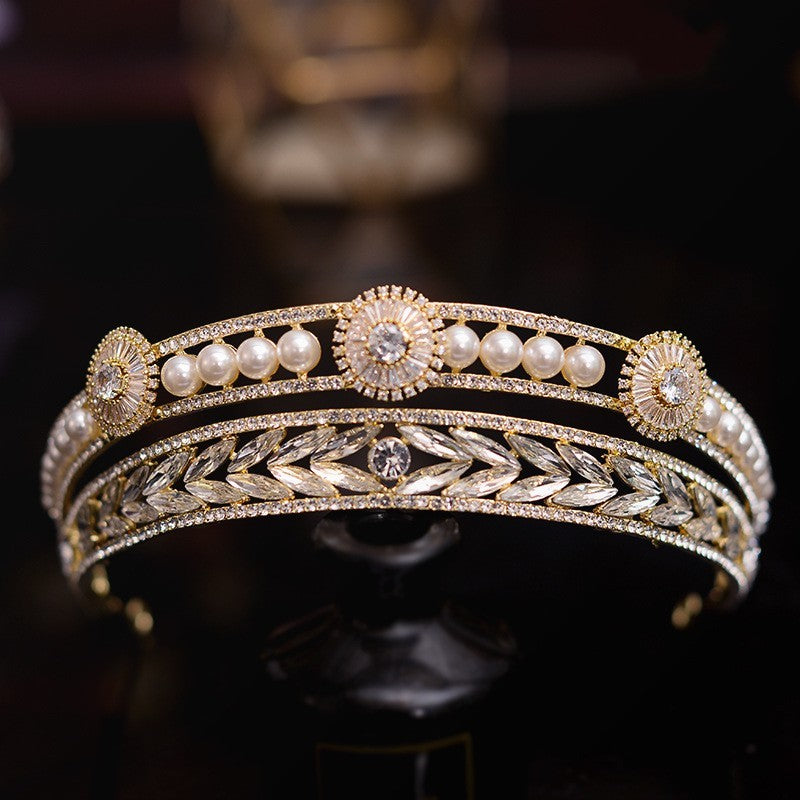 Women's Fashion Rhinestone Crown Hair Accessories