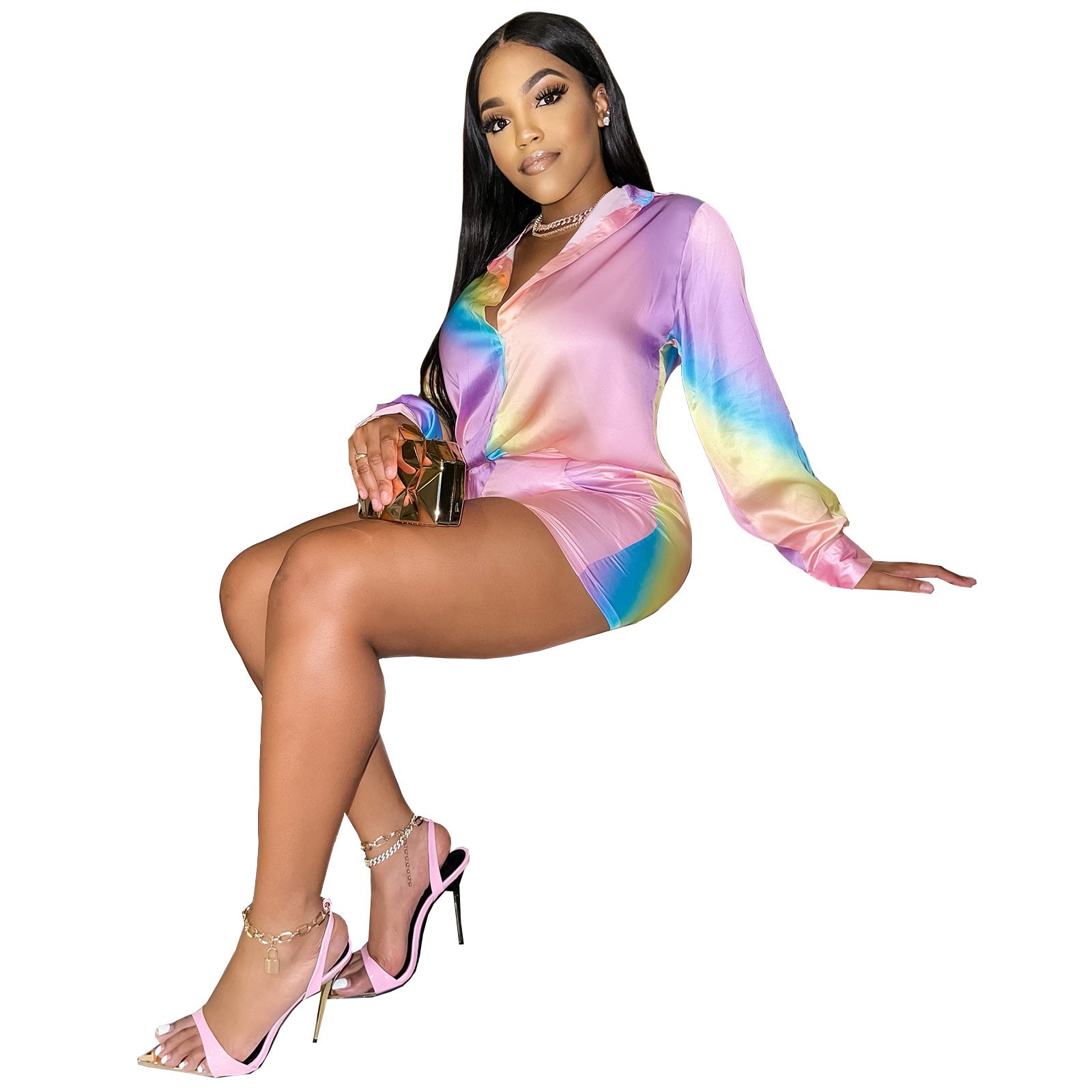 European Beauty Digital Positioning Fashion Clothes Suit