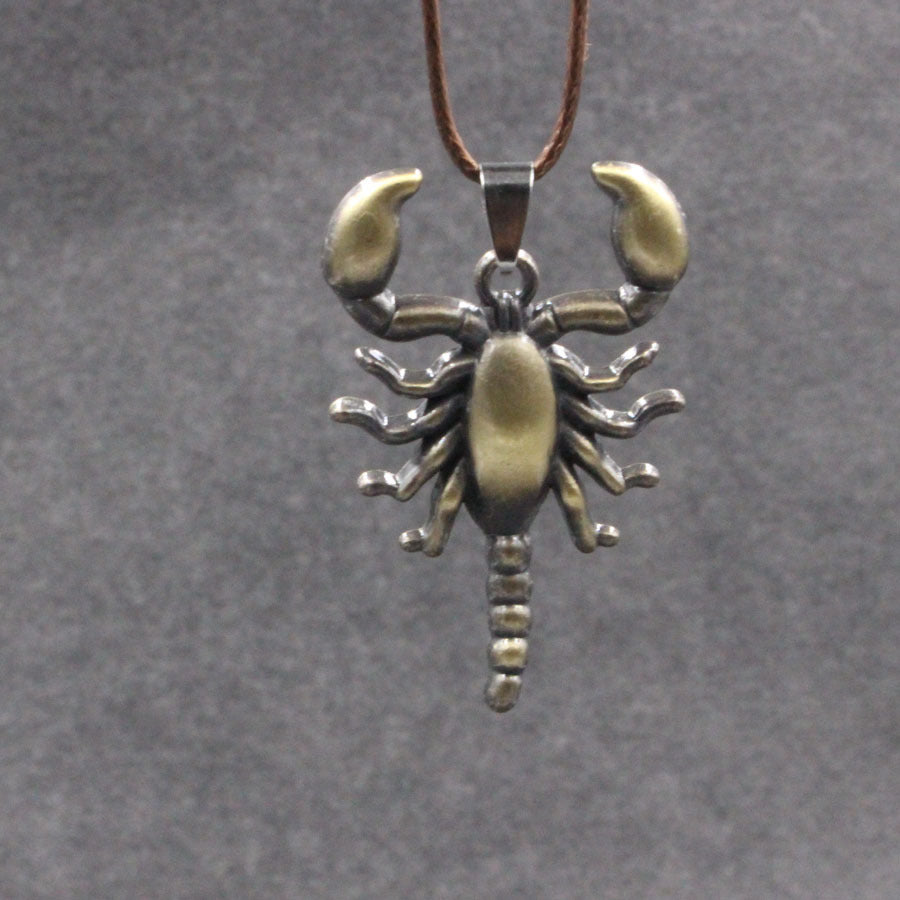 Fashion Personality Titanium Steel Scorpion Pendant European And American Foreign Trade Trend Jewelry